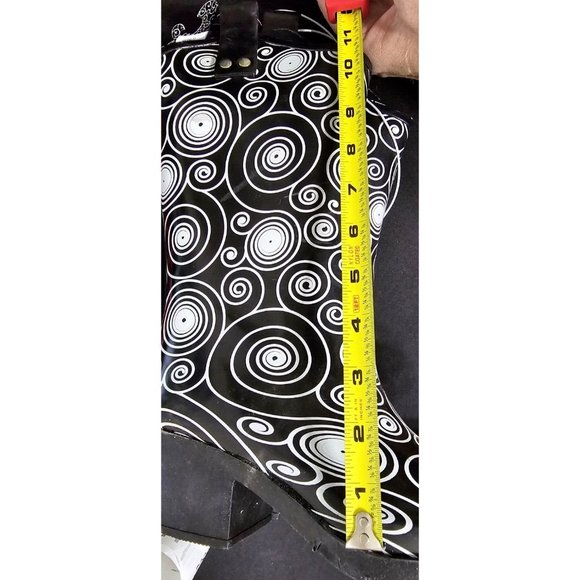 BLAZIN ROXX Layla Sz 7 Rain Boots Black White Outdoor Chore Cowgirl Boot 58106 - Picture 15 of 16